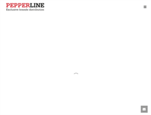 Tablet Screenshot of pepperline.com